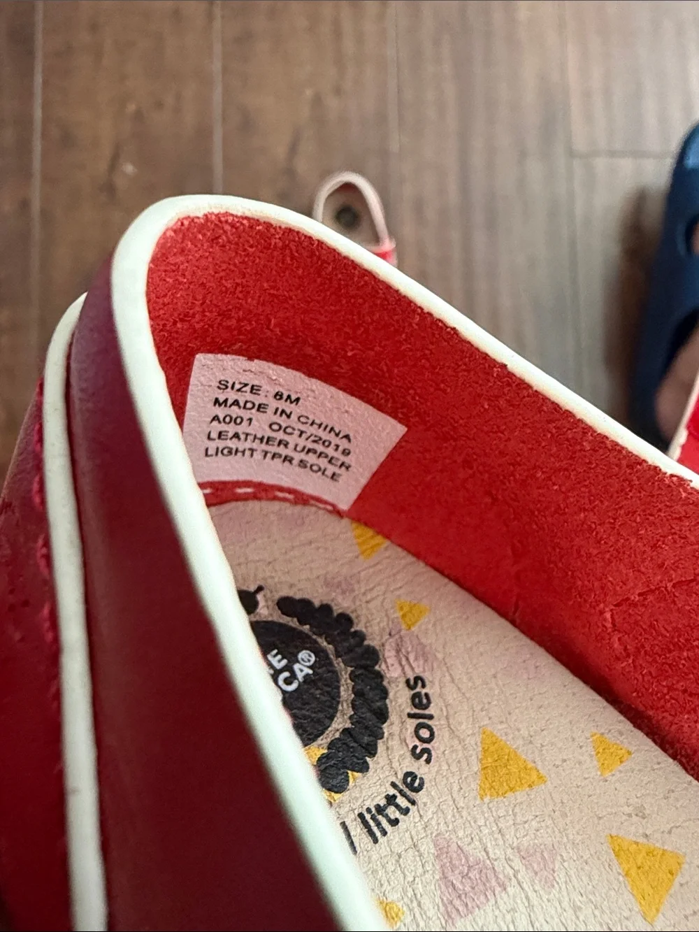 Livie & Luca Red Mary Jane Double-Strap Kids Shoes